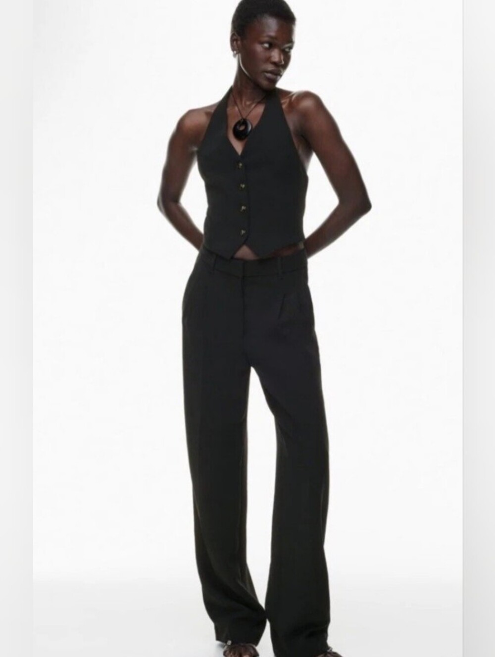 Wilfred Black Effortless Trouser Pant Pants Size 10